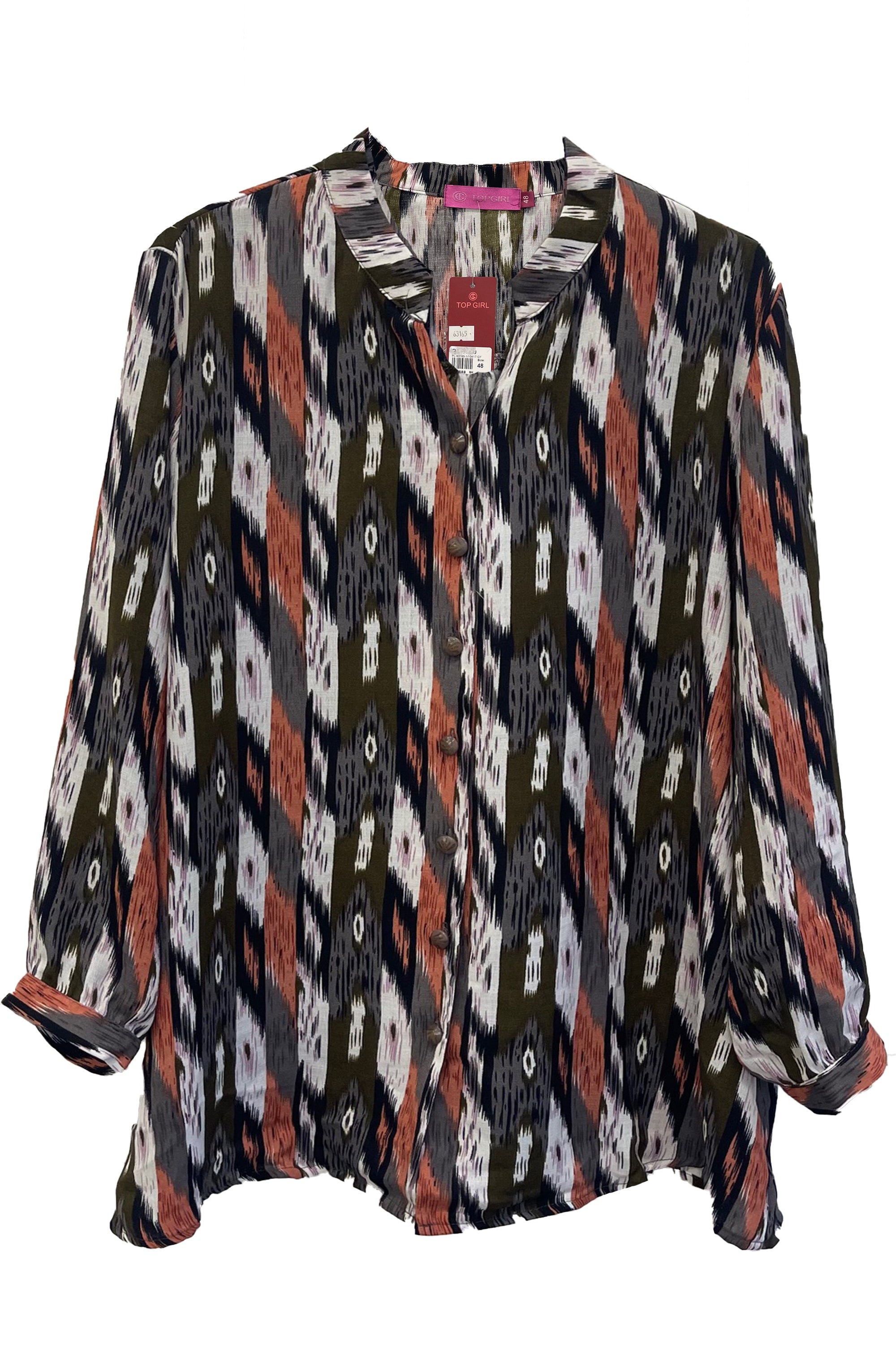 Org Printed Blouse