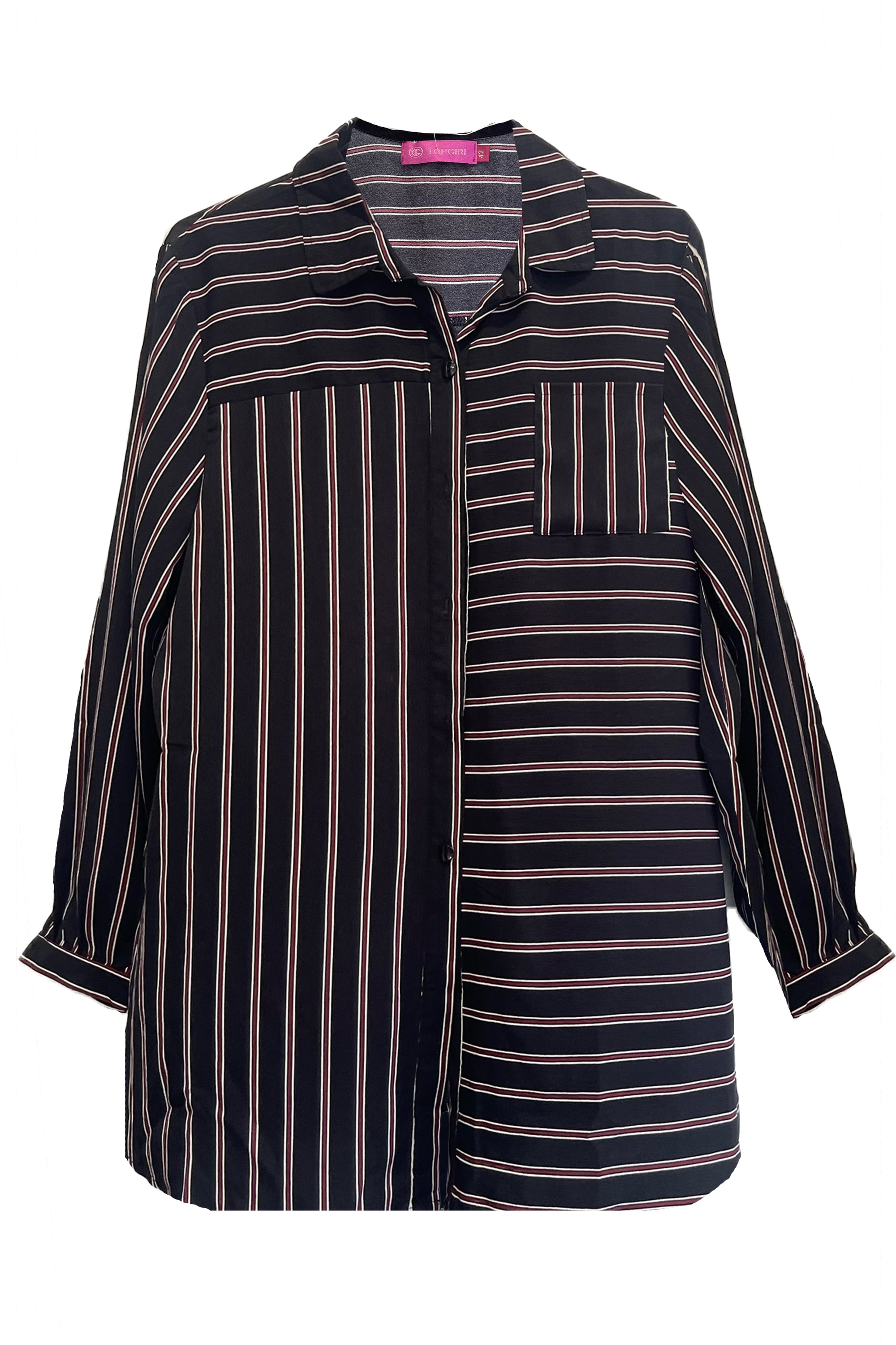 Smart Stripe Blouse