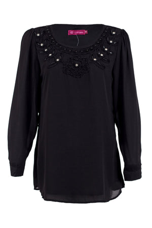 Pearls Neckline Blouse