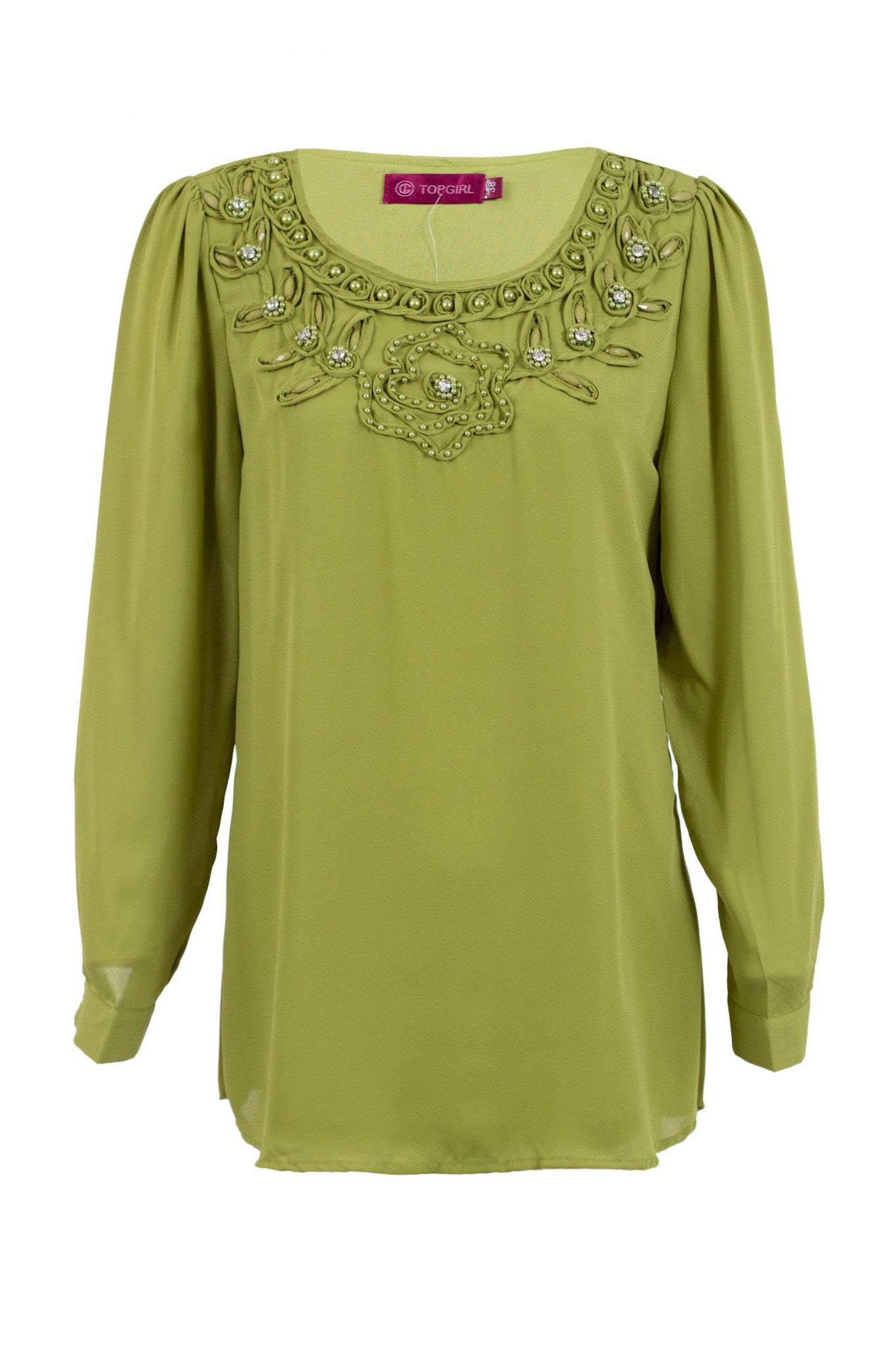 Pearls Neckline Blouse